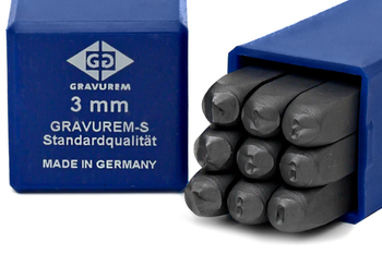 Znaczniki, numeratory CYFROWE 0-9 GRAVUREM-S | 3 MM