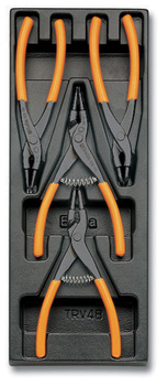 BETA Zestaw komplet szczypce do segerów wkład 4 SZT 2424/T145