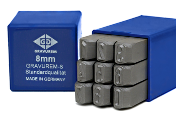 Znaczniki, numeratory CYFROWE 0-9 GRAVUREM-S | 8 MM