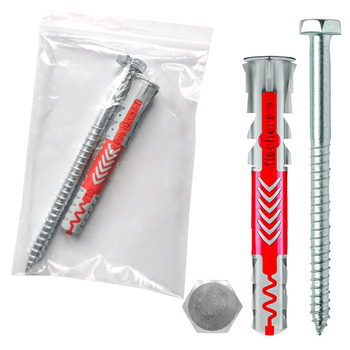 Kołki FISCHER DUOPOWER 10 x 80 S Z WKRĘTEM Kpl. 1 szt.