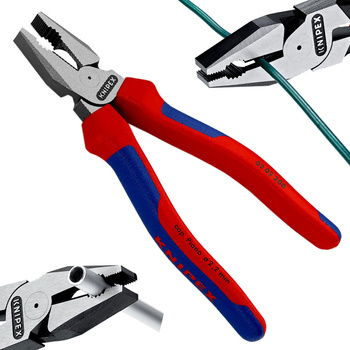 KNIPEX Szczypce uniwersalne o zwiększonym przełożeniu - 200 mm