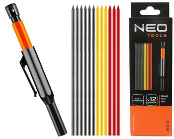 NEO Ołówek, rysik automatyczny temperówka + WKŁADY 13-816