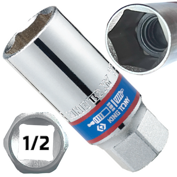 KING TONY NASADKA DO ŚWIEC 1/2" 6-kątna 20,8 x 70 mm CR-V 463521R