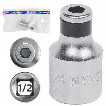  KING TONY UCHWYT DO BITÓW 1/4" CR-V 1/2" 414808S