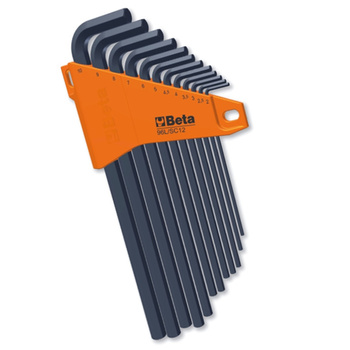 BETA Zestaw 12 kluczy IMBUSOWYCH DŁUGICH 96L/SC12