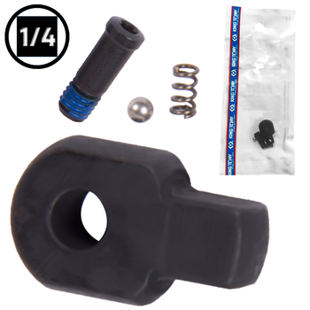KING TONY ZESTAW NAPRAWCZY DO POKRĘTŁA Z PRZEGUBEM 1/4" 452DK