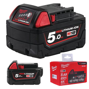 MILWAUKEE Akumulator Li-Ion 18 V 5 Ah M18 B5