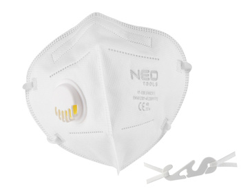 NEO Półmaska przeciwpyłowa składana FFP2 CE z zaworem - 1 szt.