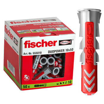 Kołki FISCHER DUOPOWER Koszulka 10 x 50 mm Op. 50 szt.