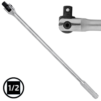 KING TONY POKRĘTŁO ŁAMANE Z PRZEGUBEM CR-V 1/2" 600 mm 4452-24FR