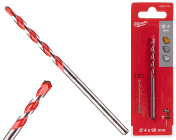Milwaukee Wiertło udarowe PREMIUM do betonu | 4 x 90 mm
