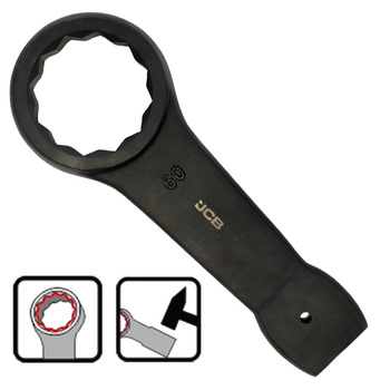 JCB KLUCZ OCZKOWY DO POBIJANIA Cr-V 12-KĄTNY 60 mm JCB-79360