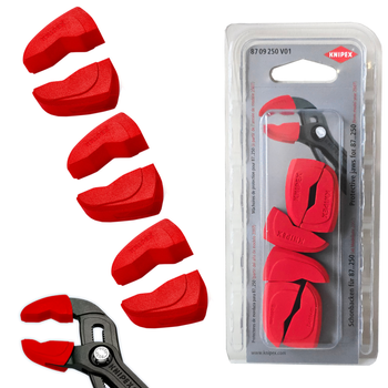 KNIPEX Nakładki ochronne z tworzywa sztucznego na szczęki do modeli COBRA 87 XX 250 - 3 kpl.