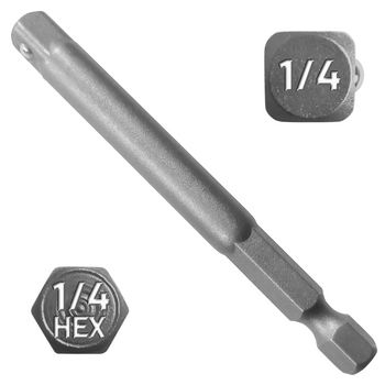 KING TONY PRZEJŚCIE UCHWYT 1/4 HEX x 1/4 75 mm