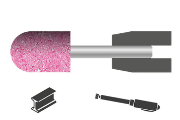 ABRA BETA Ściernica trzpieniowa ceramiczna 25 X 25 MM