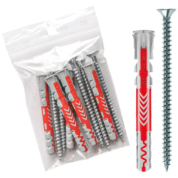 Kołki FISCHER DUOPOWER 6 x 50 S Z WKRĘTEM Kpl. 5 szt.