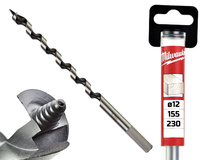 Milwaukee Wiertło kręte ŚWIDER do drewna | 12 x 155 / 230 mm