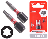 Milwaukee Bit udarowy 1/4" TORX | TX 10 x 25 mm - 2 szt. 