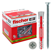 Kołki FISCHER DUOPOWER 6 x 50 S Z WKRĘTEM Op. 50 szt.