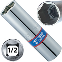 KING TONY NASADKA DO ŚWIEC 1/2" 6-kątna 16 x 70 mm CR-V