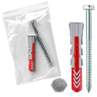 Kołki FISCHER DUOPOWER 12 x 60 S Z WKRĘTEM Kp. 1 szt.