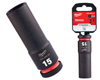 Milwaukee Nasadka udarowa DŁUGA 1/2" 6-KĄTNA 15 mm 