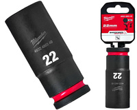 Milwaukee Nasadka udarowa DŁUGA 1/2" 6-KĄTNA 22 mm 