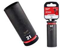 Milwaukee Nasadka udarowa DŁUGA 1/2" 6-KĄTNA 21 mm 