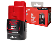 Milwaukee Akumulator Li-Ion 12 V 3.0 Ah M12 B3