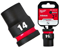 Milwaukee Nasadka udarowa KRÓTKA 1/2" 6-KĄTNA 14 mm 