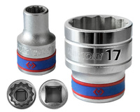 KING TONY Klucz nasadka 1/2 12-KĄTNA 17 mm 
