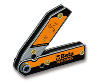 BETA Kątownik magnetyczny spawalniczy, NASTAWNY 30°÷270° 1860RG