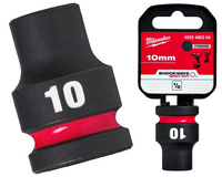 Milwaukee Nasadka udarowa KRÓTKA 1/2" 6-KĄTNA 10 mm 