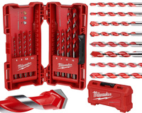 Milwaukee Zestaw wierteł udarowych PREMIUM do betonu | 8 el. 4 - 10 mm