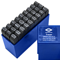 Znaczniki, numeratory LITEROWE A-Z+& GRAVUREM-S | 7 MM