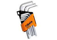  BETA Zestaw 9 kluczy kątowych IMBUSOWYCH CHROMOWANYCH 96/SC9