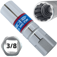 KING TONY NASADKA DO ŚWIEC SPRĘŻYNA  3/8" 12-kątna 14 x 63 mm CR-V 36A014