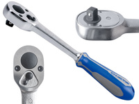 KING TONY GRZECHOTKA 1/2" uchwyt gumowany 250 mm 32 ZĘBY 4779-10GR