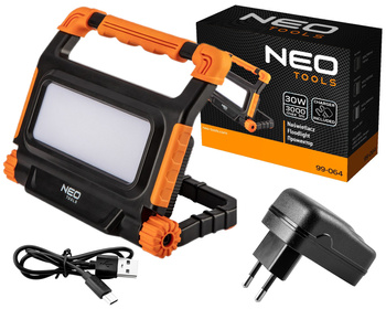 NEO Naświetlacz akumulatorowy 3000 lm SMD LED 99-064 