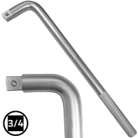 KING TONY POKRĘTŁO TYPU "L" CR-V 3/4" 90° 450 mm 6581-18