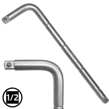 KING TONY POKRĘTŁO TYPU "L" CR-V 1/2" 90° 300 mm 4584-12