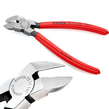 KNIPEX Szczypce tnące boczne 45 st. do tworzywa sztucznego - 160 mm