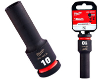 Milwaukee Nasadka udarowa DŁUGA 1/2" 6-KĄTNA 10 mm