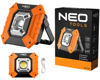 NEO Naświetlacz lampa bateryjny COB 750 lm 99-038