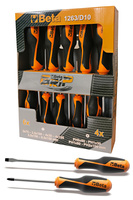 BETA Zestaw wkrętaków Beta GRIP płaskich i krzyżowych 1263/D10 10 szt.
