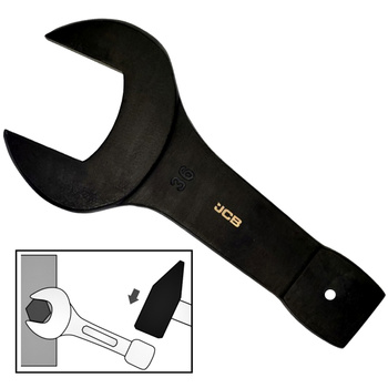 JCB KLUCZ PŁASKI DO POBIJANIA Cr-V 36 mm JCB-79136
