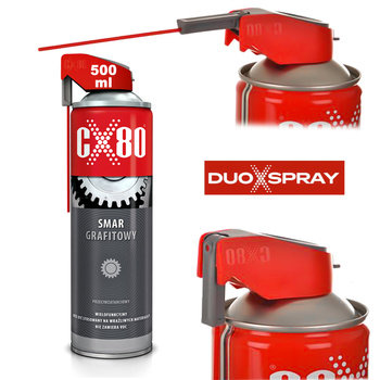 CX80 Smar grafitowy PRZECIWZATARCIOWY APLIKATOR 500 ml