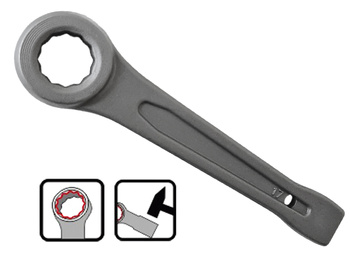 KLUCZ OCZKOWY DO POBIJANIA KUTY 17 mm JOBI EXTRA