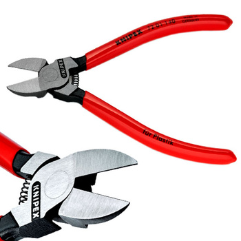 KNIPEX Szczypce tnące boczne do tworzywa sztucznego - 140 mm