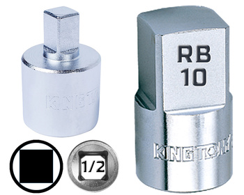 KING TONY Klucz nasadka 1/2" KWADRAT DO KORKÓW RB 10 x 35 mm